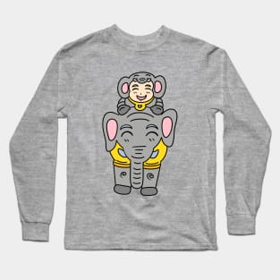 Fun elephant kid costume Long Sleeve T-Shirt